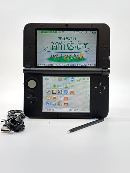 Nintendo 3DS XL LL SPR-001(JPN) Black/Grey Console #2