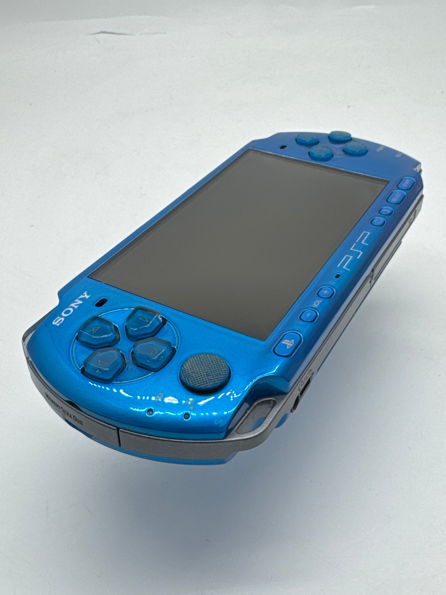 Sony PSP-3000 Blue Console #56 w/ 2400mAh Battery No Charger No Battery Lid