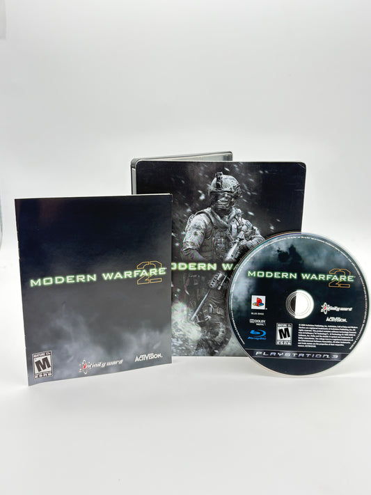 Call of Duty Modern Warfare 2 Hardened Edition Steelbook Sony PlayStation 3 PS3 Free Shipping