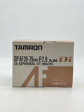 Open Box Tamron A09N SP AF 28-75mm f/2.8 XR Di LD Aspherical (IF) for Nikon AF-D image 2