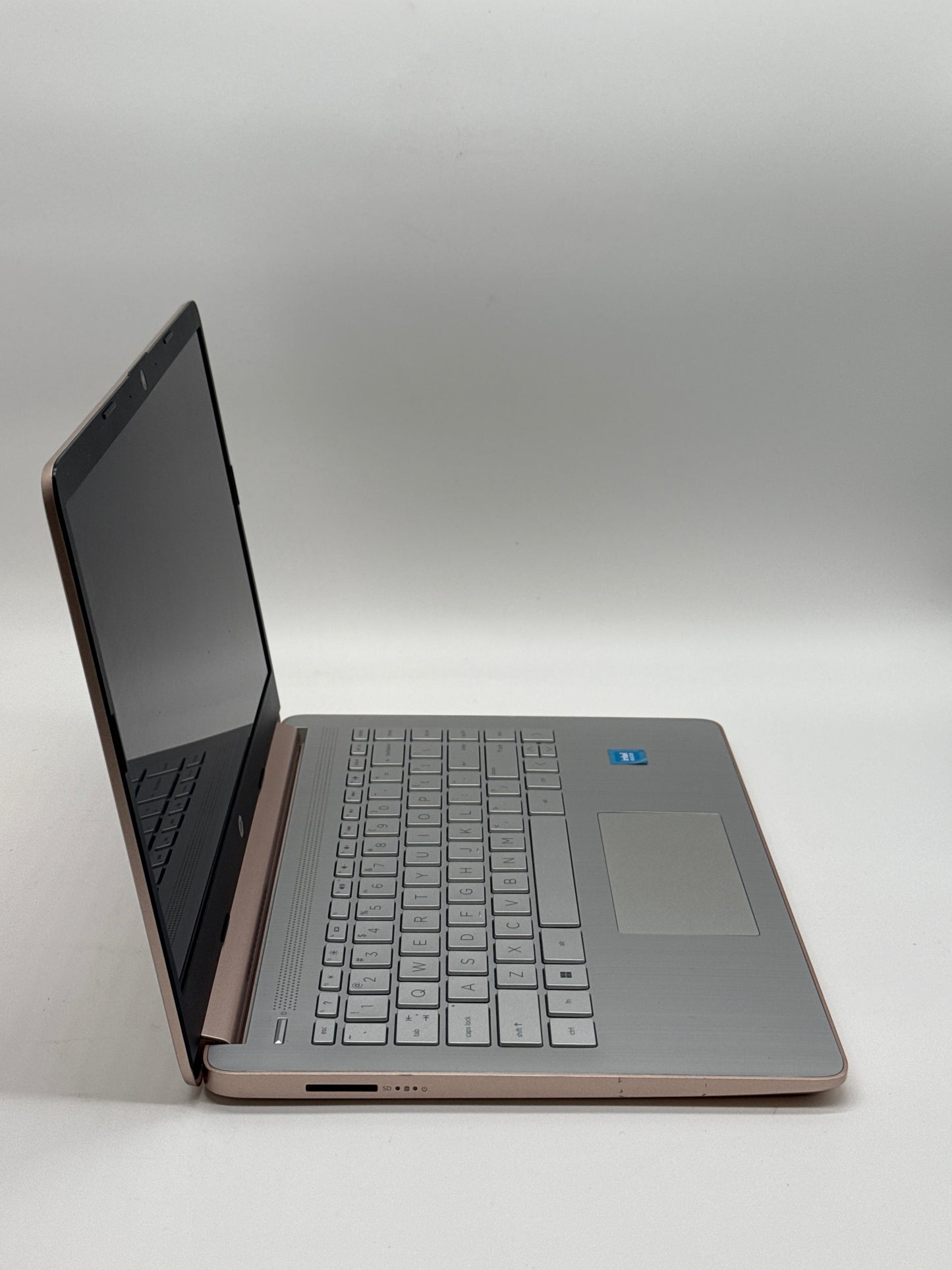 HP Touchscreen Laptop 14-DQ0070NR 14" Celeron N4120 4GB RAM 64GB SSD Rose Gold - Used