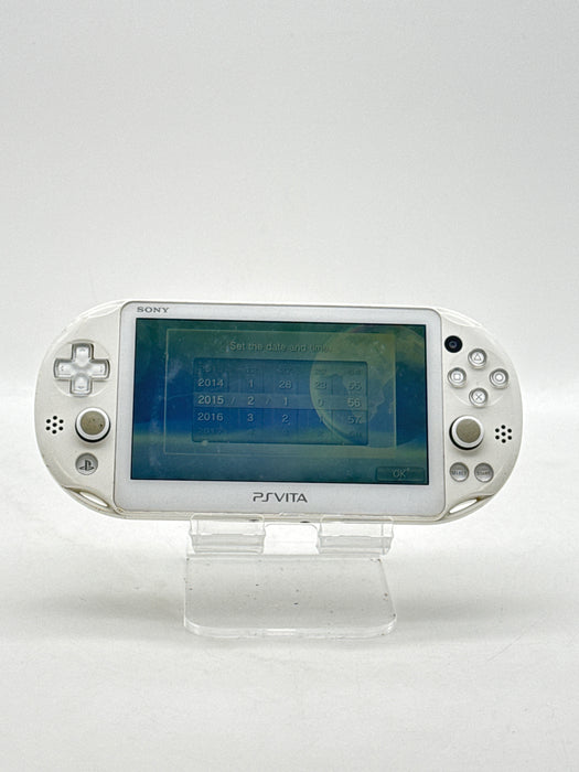 PS Vita PCH-2000 Sony PlayStation White Gundam Breaker Starter Pack Console