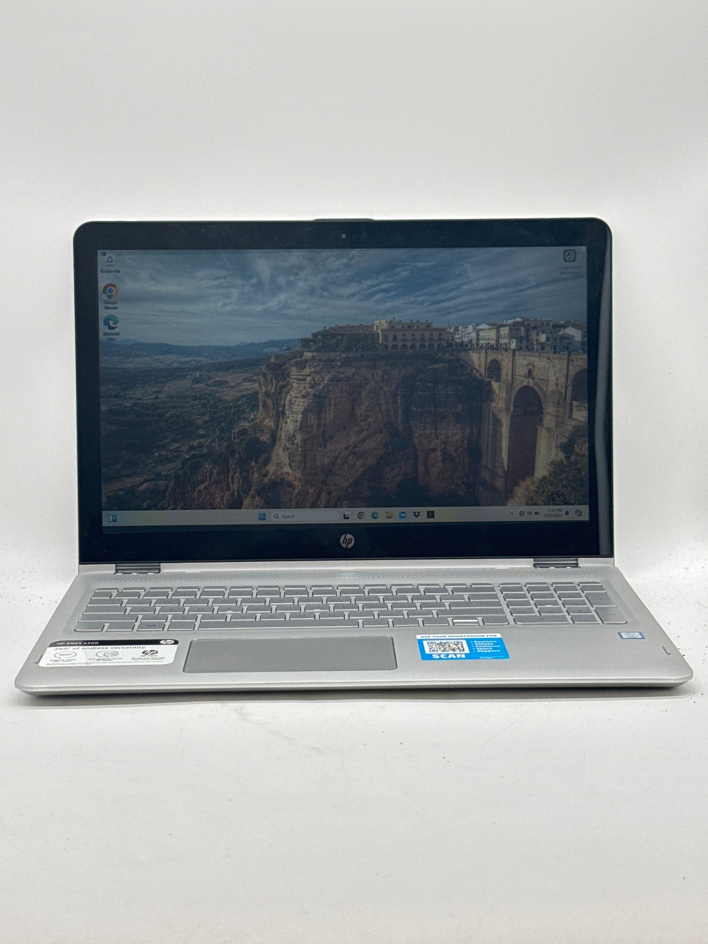 HP Envy 360 Convertible 15.6" Touch FHD Intel Core i7-8550U 1.80GHz 12GB RAM 1TB HDD