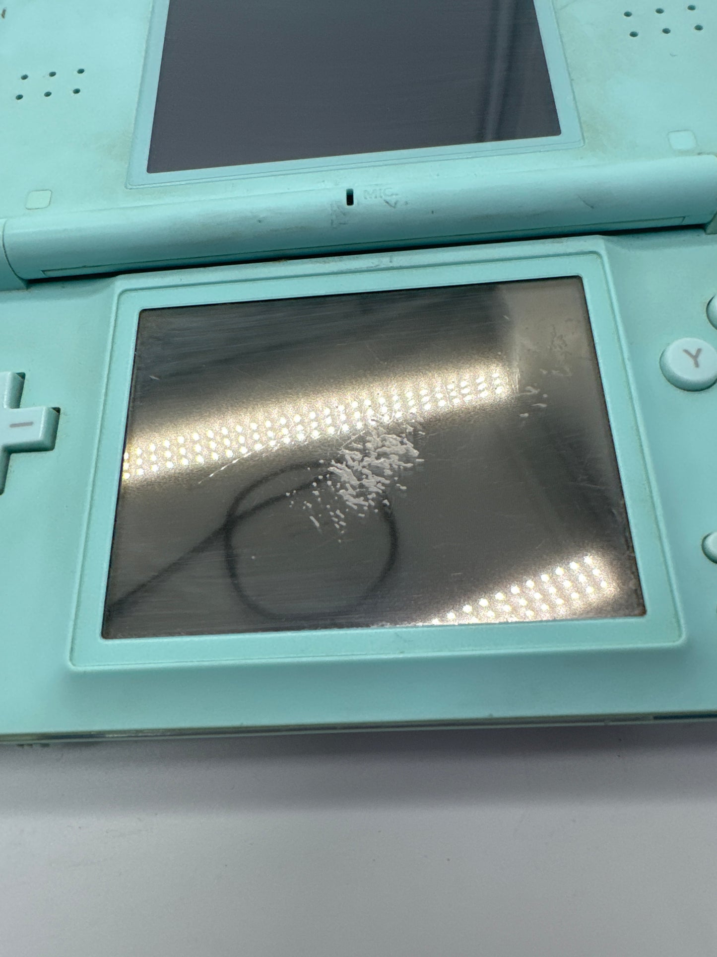 Nintendo DS Lite USG-001 Light Blue Handheld Video Game Console Only AS IS