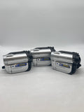 Lot of 3 Sony DCR-DVD610 Handycam Camcorders For Parts Repair Untested Lot image 1