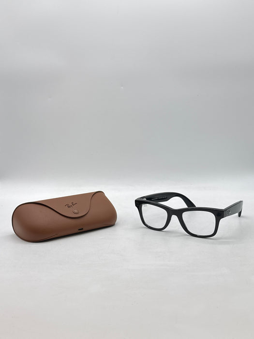 Ray-Ban Meta Wayfarer Smart Glasses RW4006 Shiny Black/Clear 601/SB