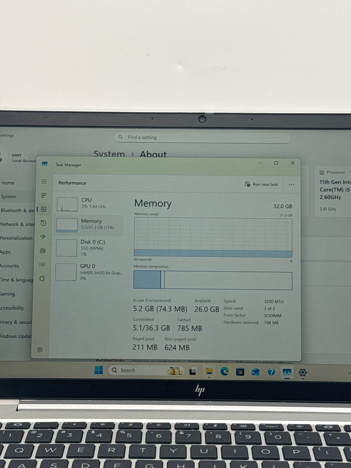 HP EliteBook 840 G8 14.0" FHD Core i5-1145G7 2.6GHz 32GB RAM 512GB SSD