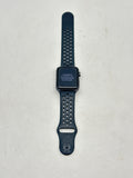 Apple Watch Series 3 GPS A1859 2017 Large Black Silver Leather Band image 3