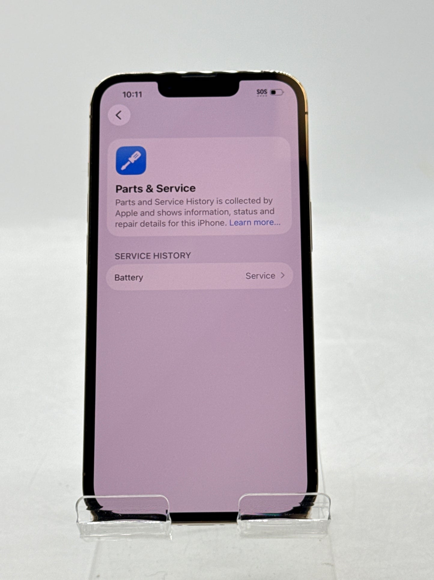 Unlocked Apple iPhone 13 Pro A2483 256GB Gold - Service Battery 77%