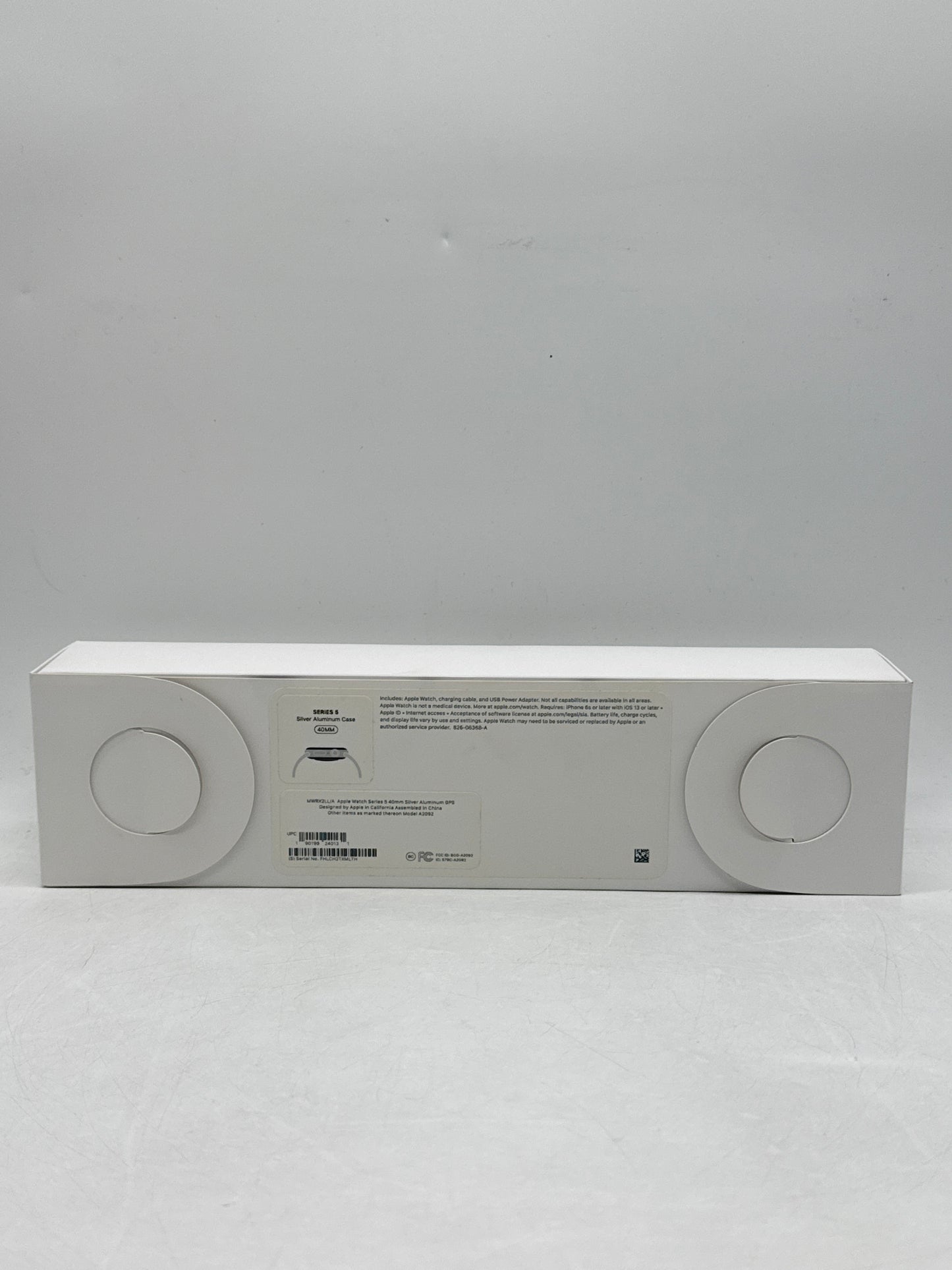 Apple Watch Series 5 A2092 40mm GPS Only Silver Aluminum - New Open Box