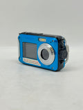 Unbranded 48MP Waterproof Digital Camera w/ Battery Front LCD Selfie Used image 1