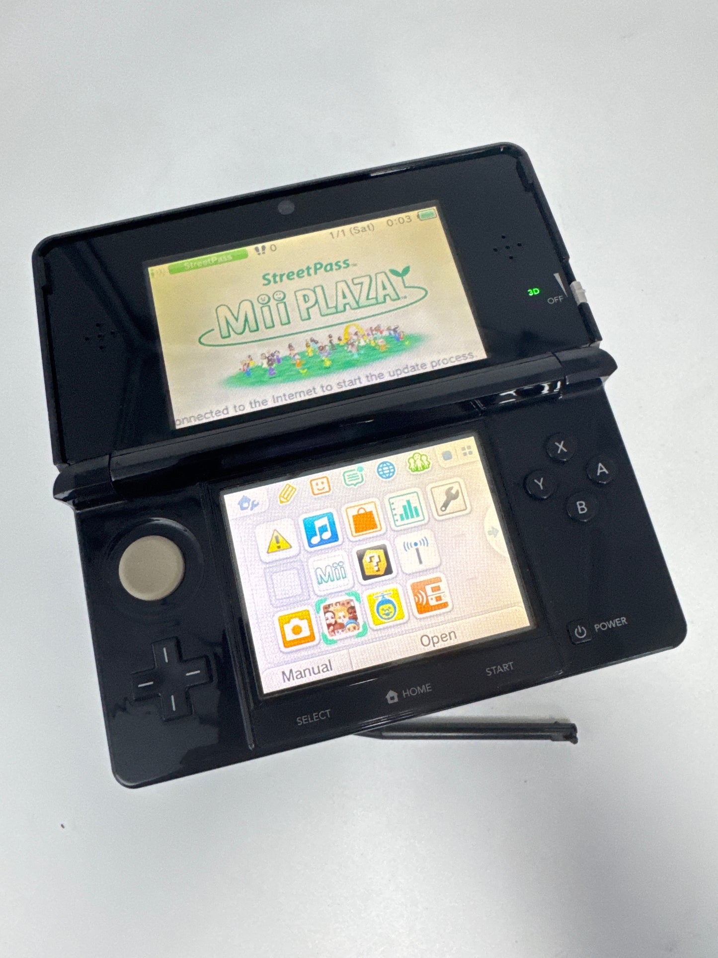 Nintendo 3DS CTR-001 (JPN) Black Console - Read!
