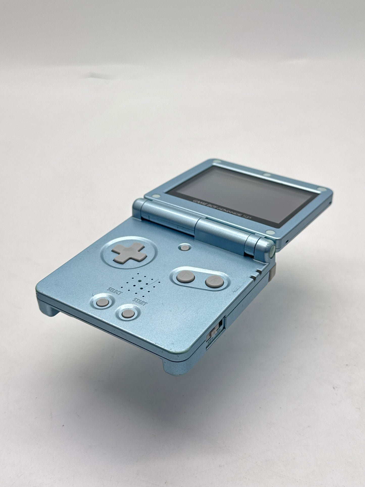 Nintendo Game Boy Advance SP AGS-001 Pearl Blue Console Only #405