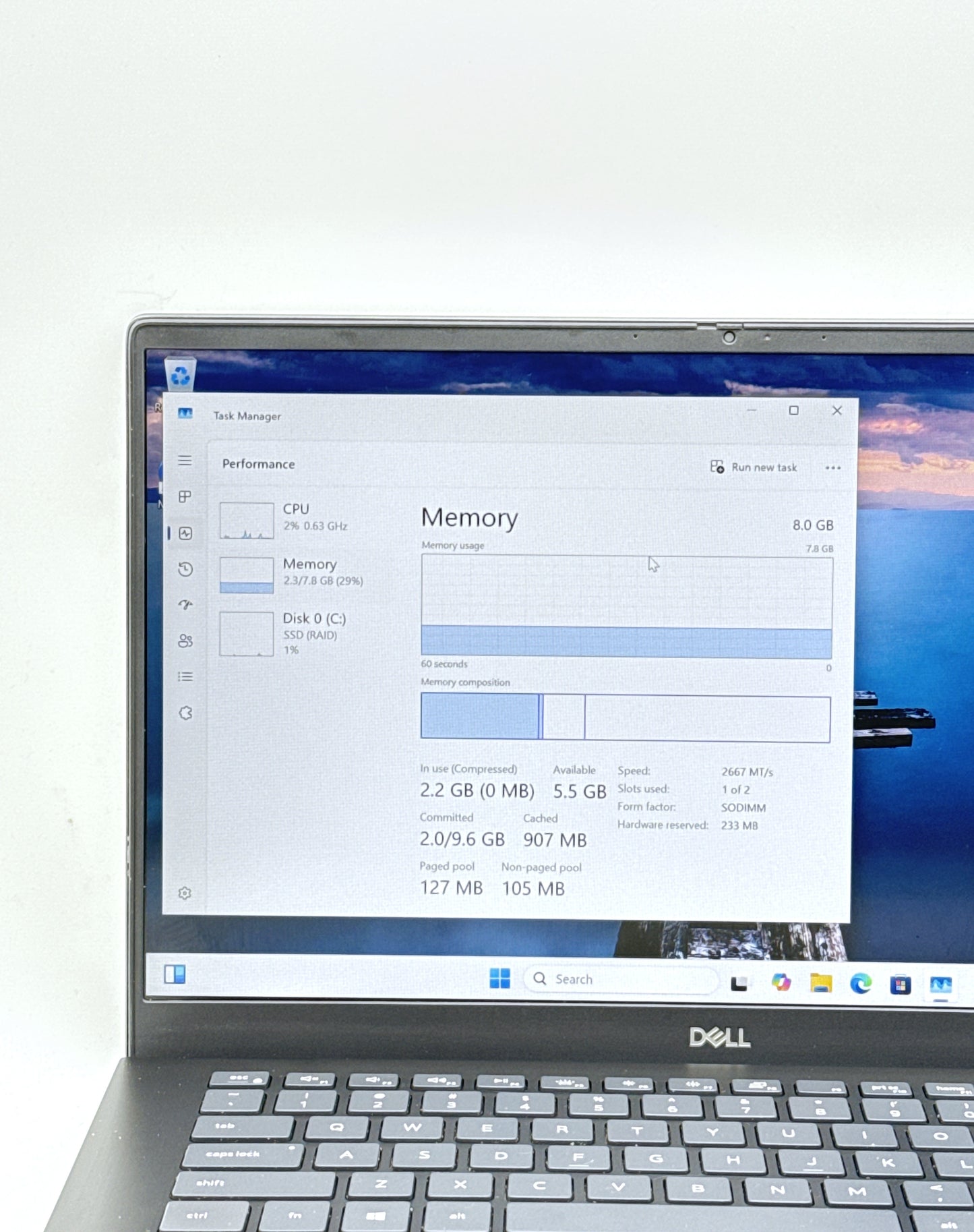 Dell 14 5401 Vostro Core i5-1035G1 8GB RAM 256GB SSD