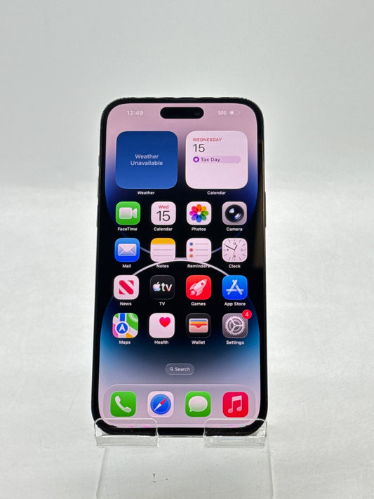 AT&T Apple iPhone 14 Pro Max A2651 1TB Space Black 87% BH - AfterMarket Display