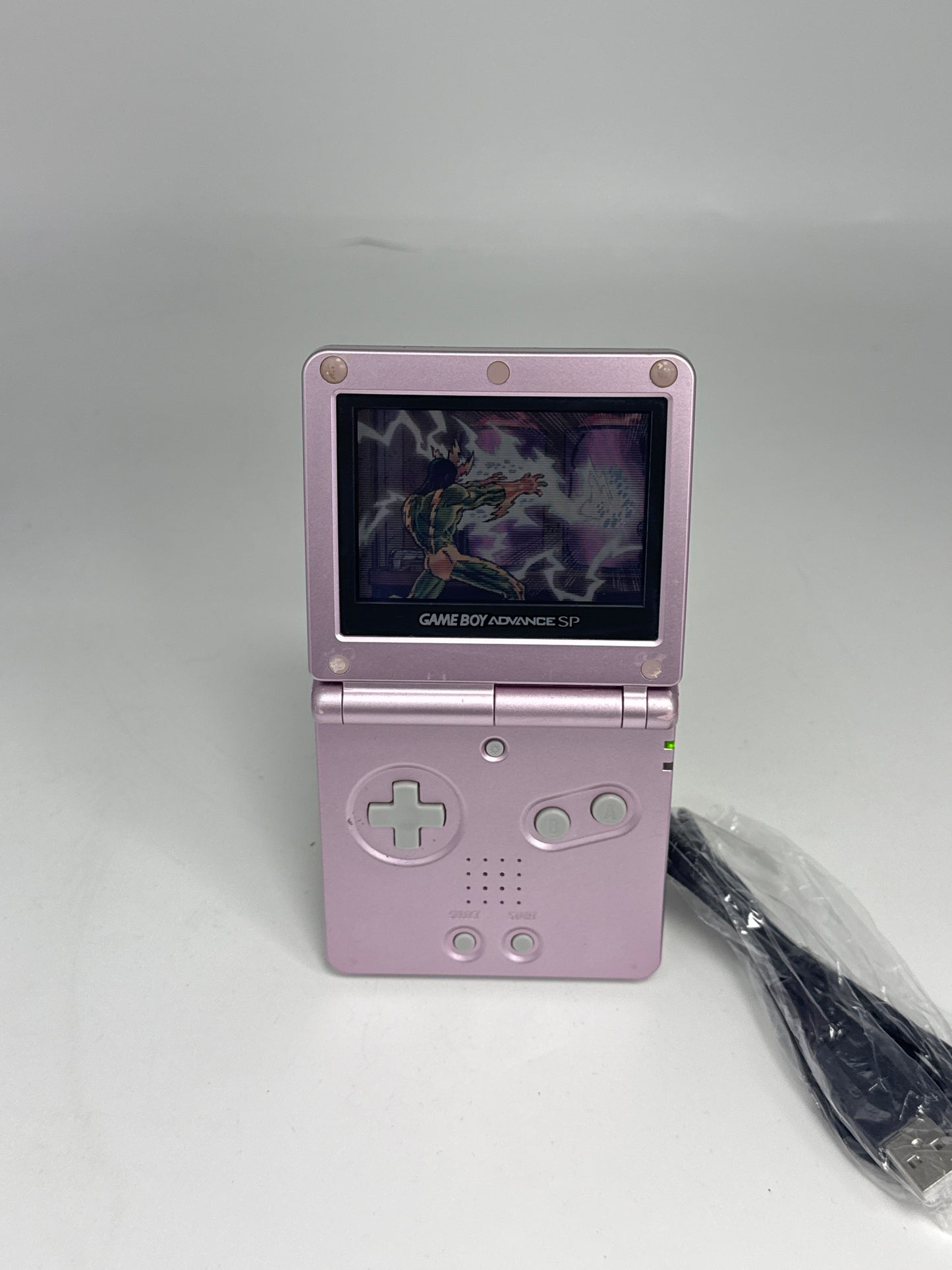 Nintendo Game Boy Advance SP AGS-001 Pink Console #654 w/ Charger