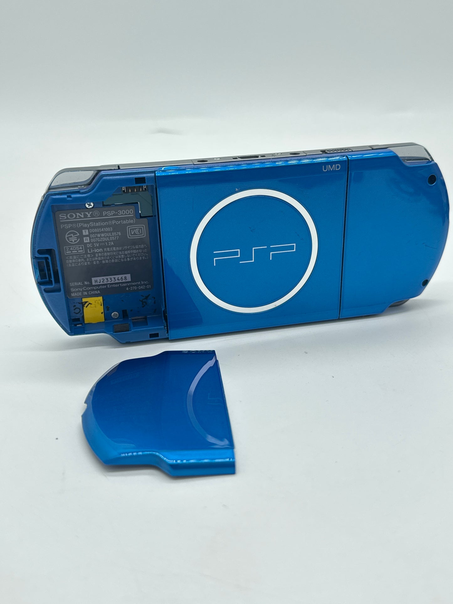 Sony PSP-3000 Blue Console #230 No Battery No Charger READ AS IS