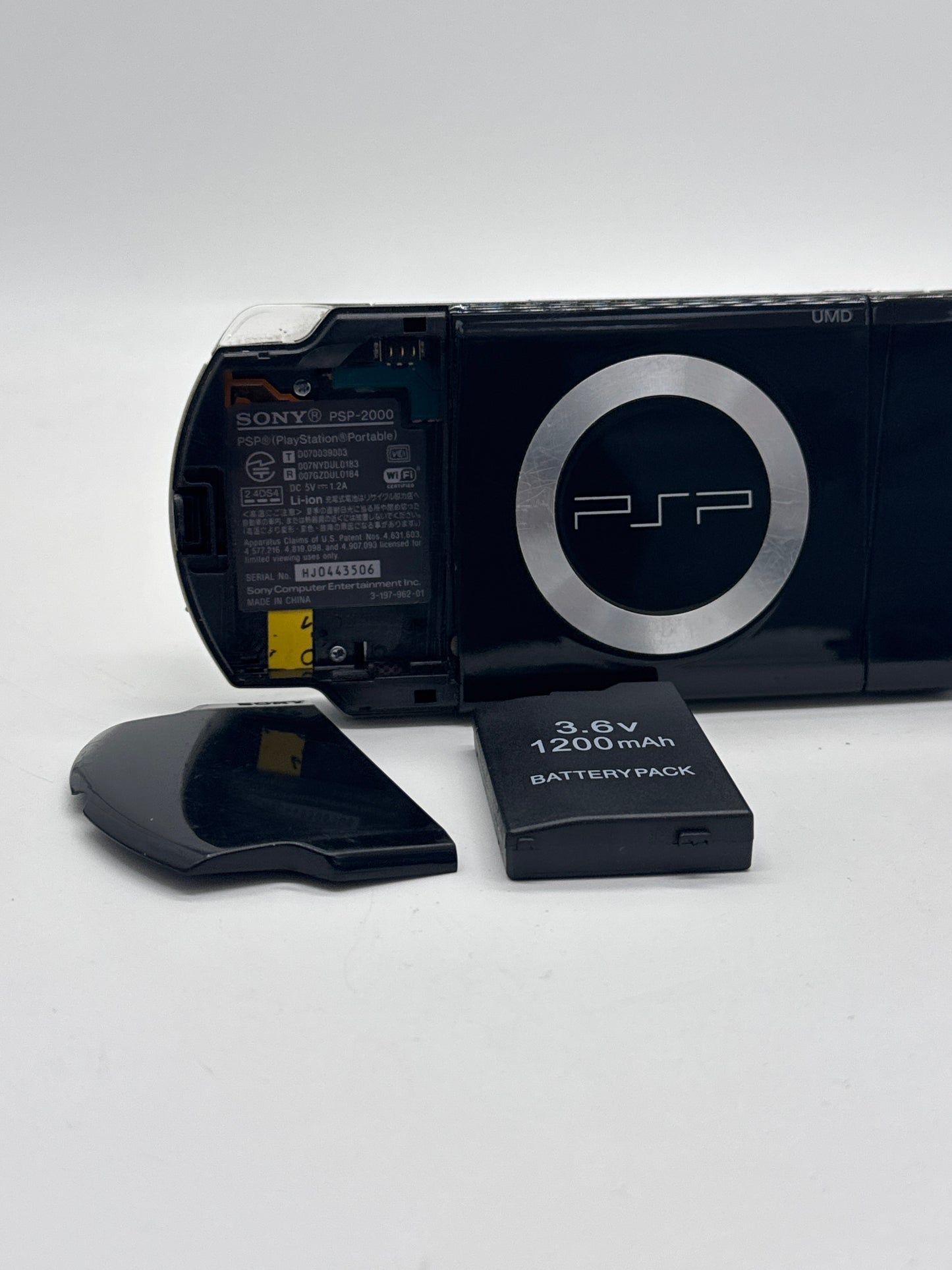 Sony PSP-2000 Piano Black Console #431 w/ 1200mAh Battery & Charger