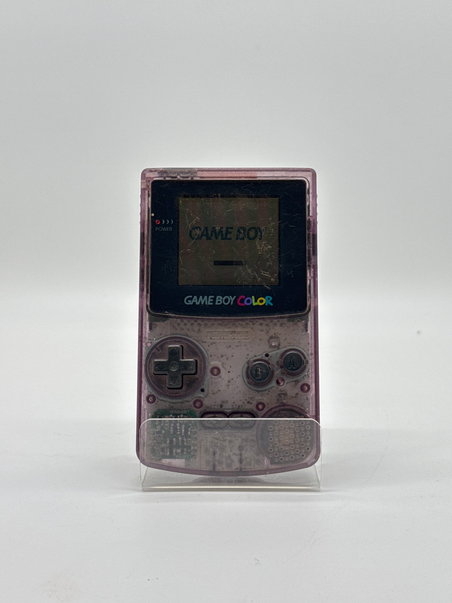 Used Nintendo Game Boy Color (CGB-001) 1998 - Clear Purple