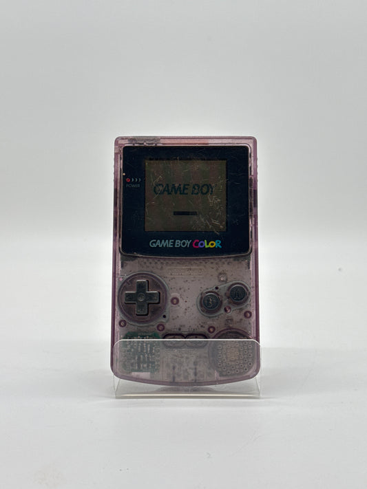 Used Nintendo Game Boy Color (CGB-001) 1998 - Clear Purple
