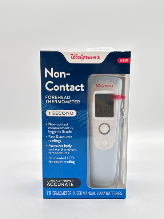 New Walgreens Non Contact 1 Second Clinically Proven Accurate Forehead Thermometer