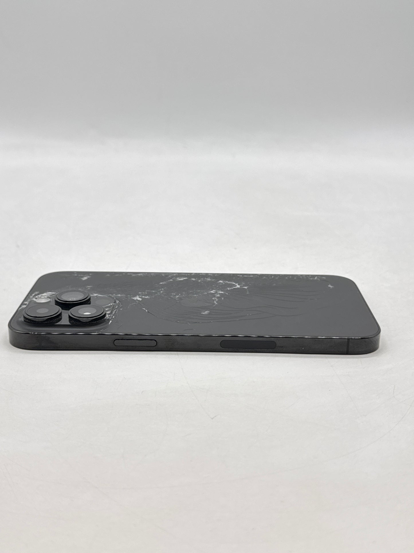 AT&T Apple iPhone 14 Pro Max A2651 256GB Space Black - Cracked Back Read!