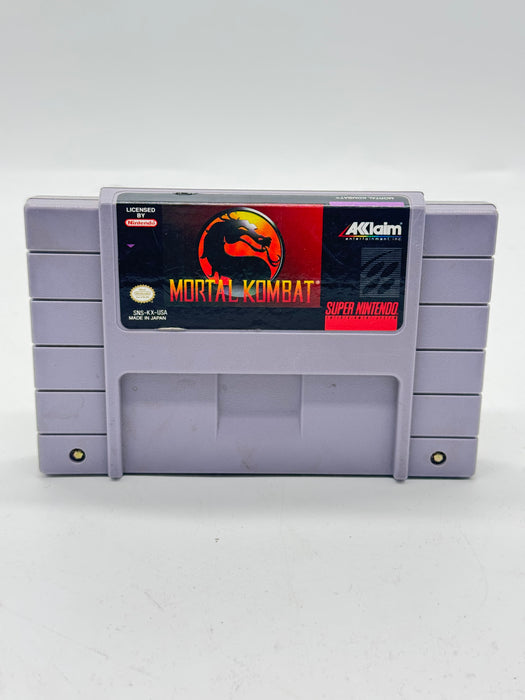 Mortal Kombat Super Nintendo SNES Game Cartridge Free Shipping