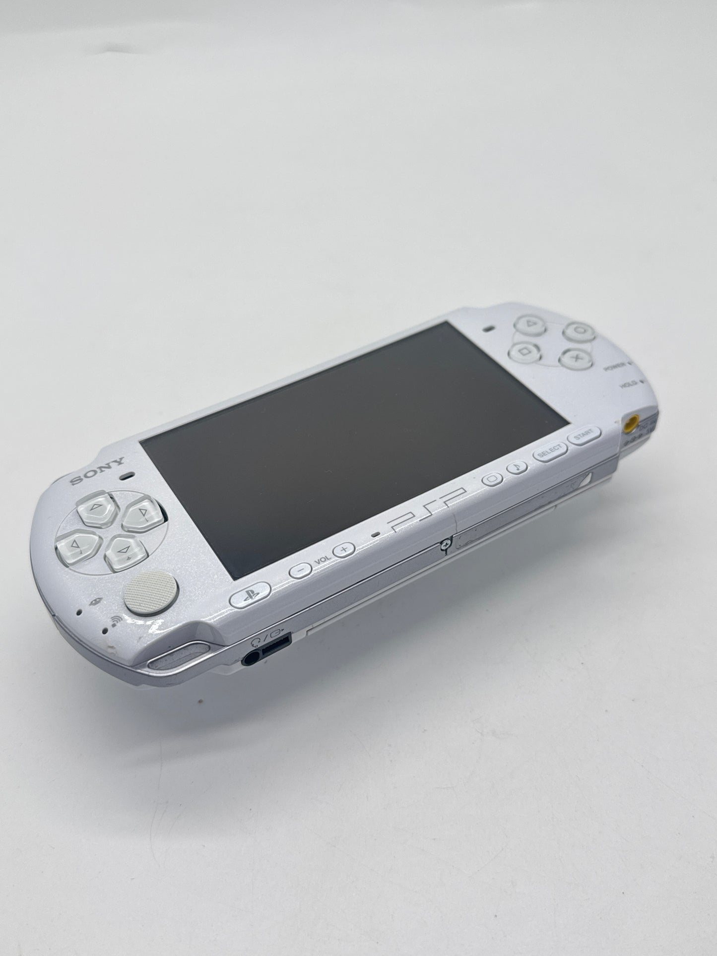 Sony PSP-3000 Pearl White Console Only #99 No Battery No Charger AS IS