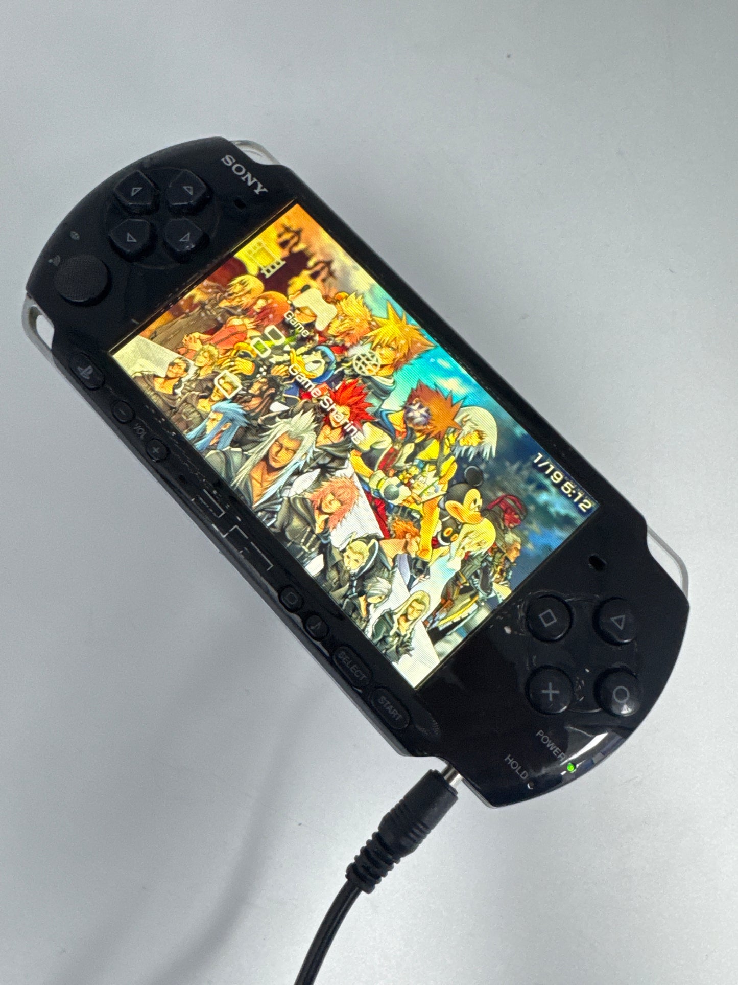 Sony PSP-3000 Console #244 No Battery or Lid No Charger BAD SQUARE BUTTON AS IS