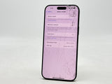 Unlocked Apple iPhone 16 Pro Max A3084 256GB Black Titanium 92% BH - Cracked Read! image 5