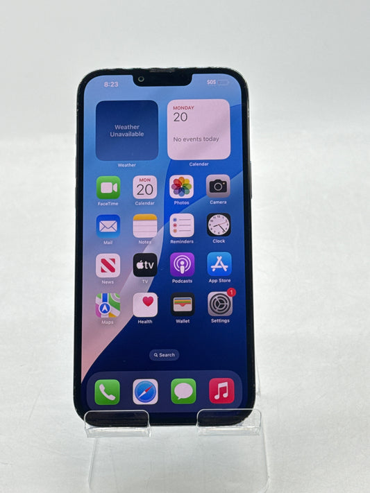 AT&T Apple iPhone 13 Pro Max A2484 128GB Sierra Blue 84% Battery - Cracked Lens