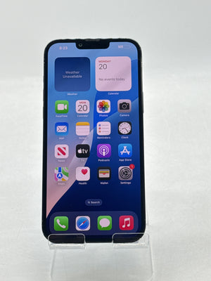 AT&T Apple iPhone 13 Pro Max A2484 128GB Sierra Blue 84% Battery - Cracked Lens