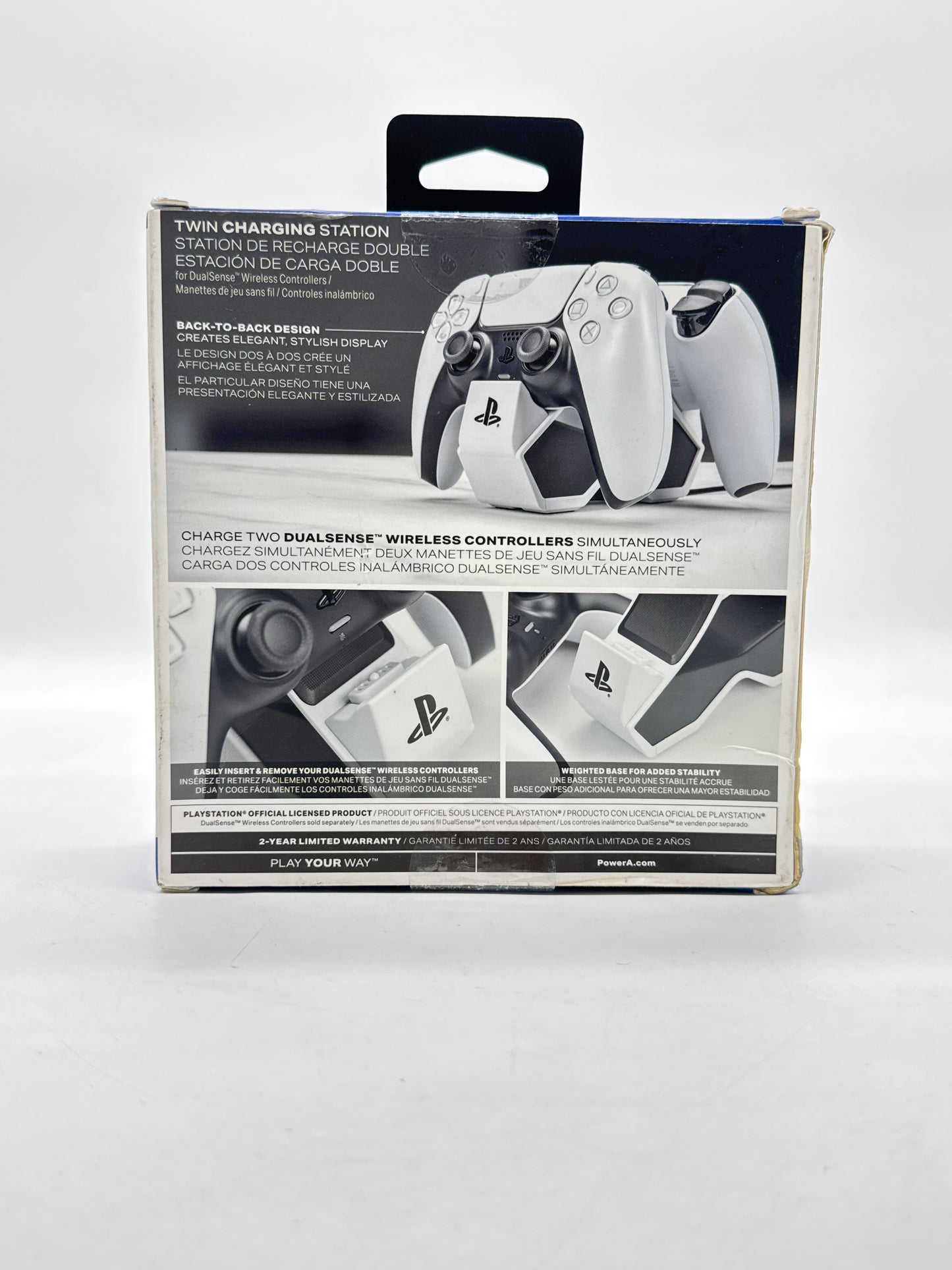 Sony PlayStation 5 Dual Sense Controllers Power A Twin Charging Station - New Open Box