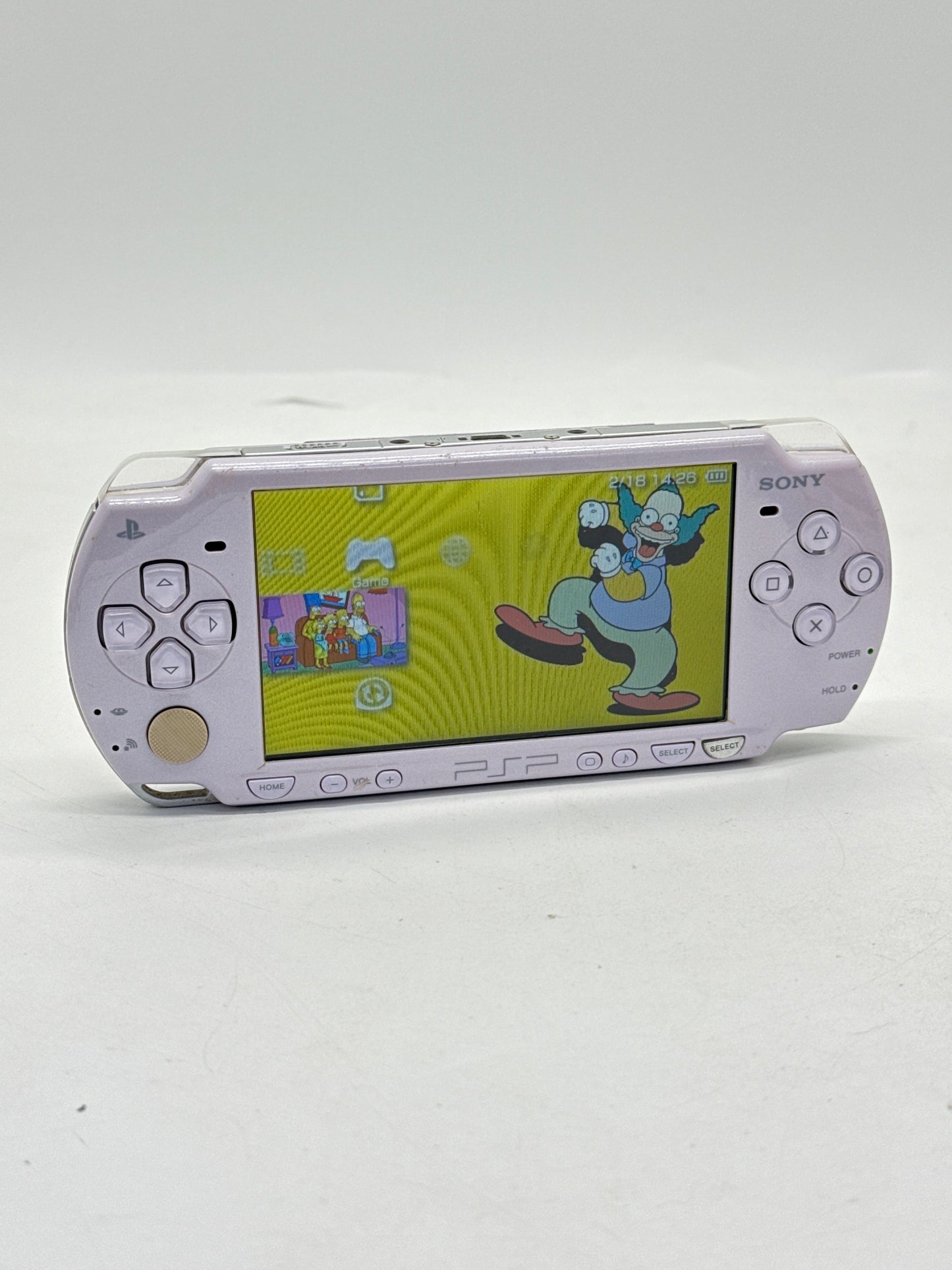 Sony PlayStation PSP-2000 Lavender Console Only #381 READ AS IS