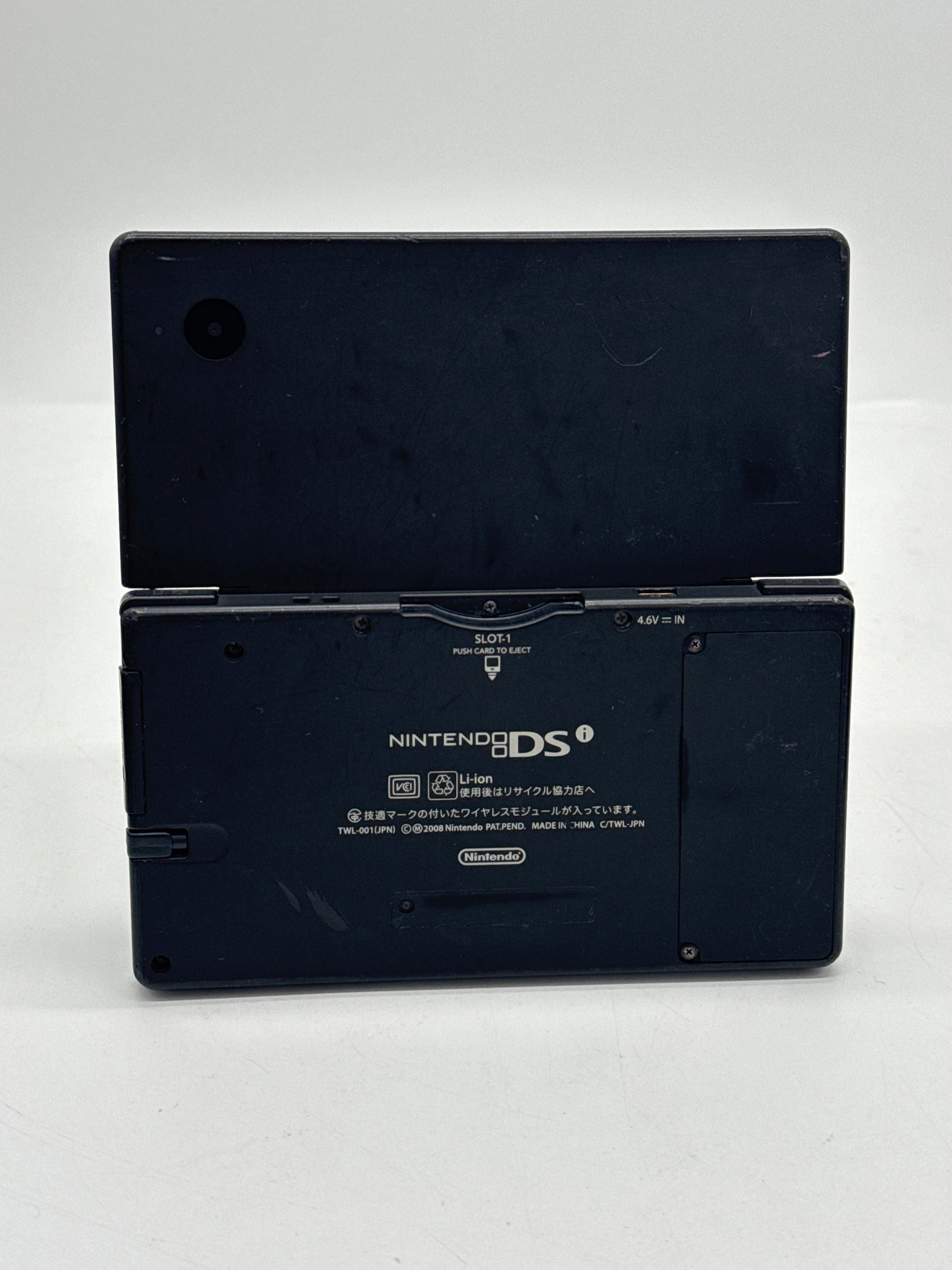 Nintendo DSi TWL-001(JPN) Black Console #117 No Charger Missing Volume Buttons AS IS