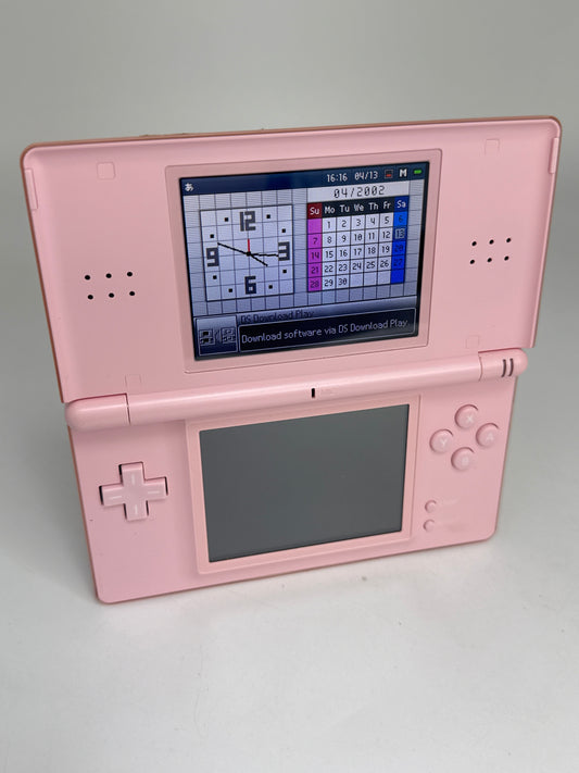Nintendo DS Lite USG-001 Pink Console #93 No Charger No Image Bottom Display AS IS