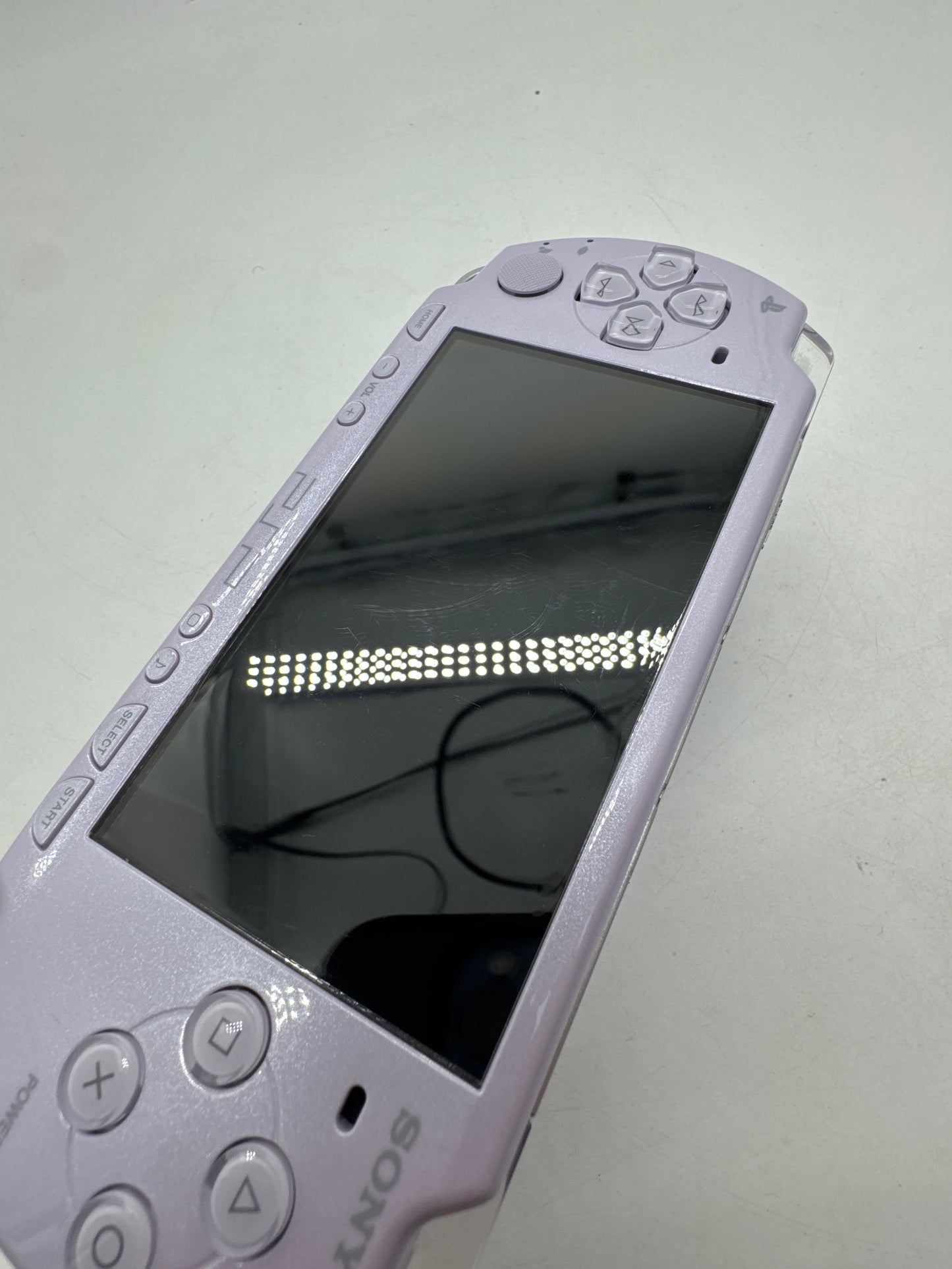 Sony PlayStation Portable PSP-2000 Lavender Console #385 w/ OEM 1200mAh Battery