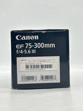 New Canon EF 75-300mm f/4-5.6 III Telephoto Zoom Lens image 6