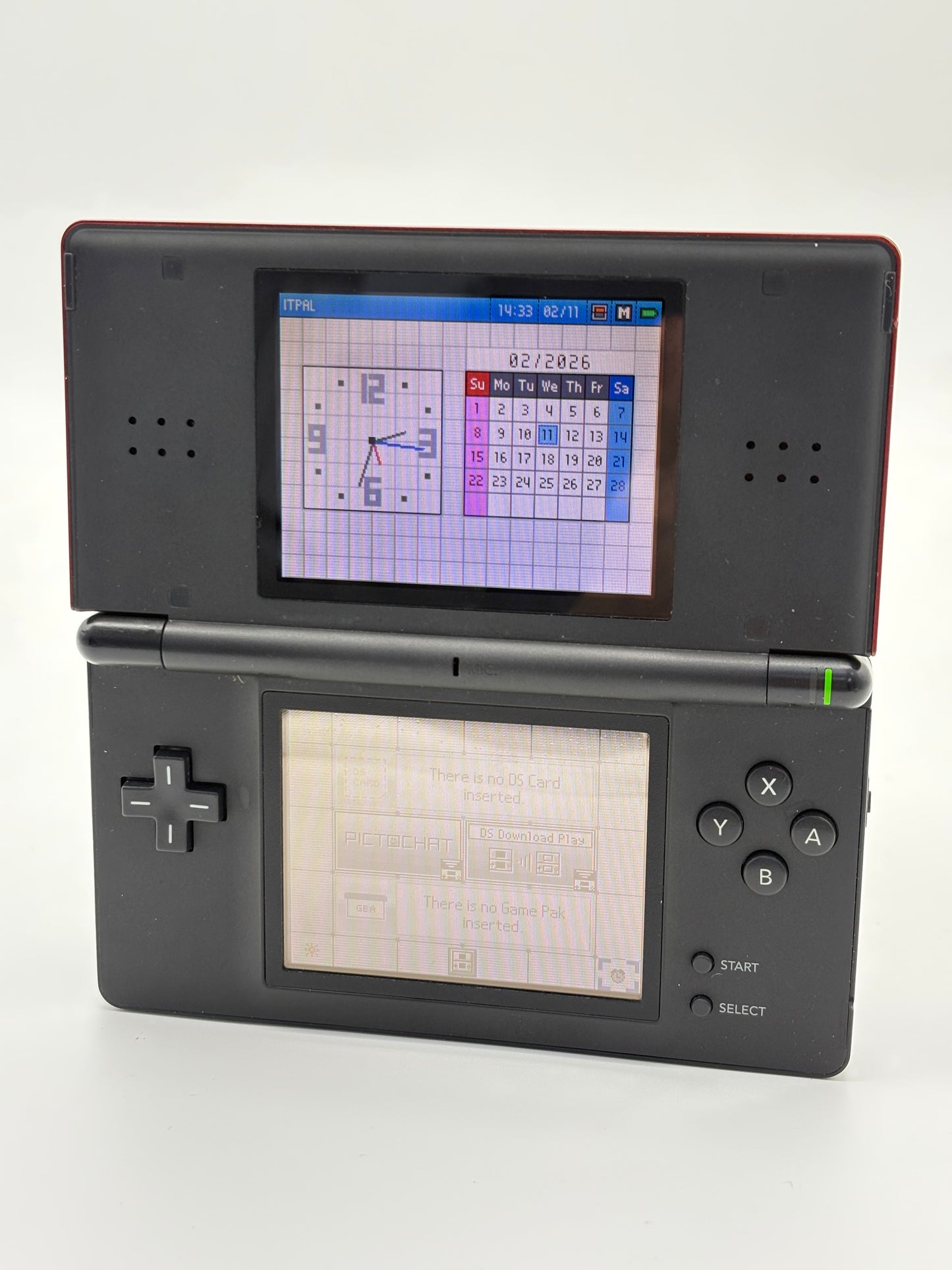 Nintendo DS Lite USG-001 Red Console UNTESTED AS IS #310