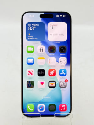 Unlocked Apple iPhone 15 Pro Max 6.7" A2849 512GB White For Parts #151