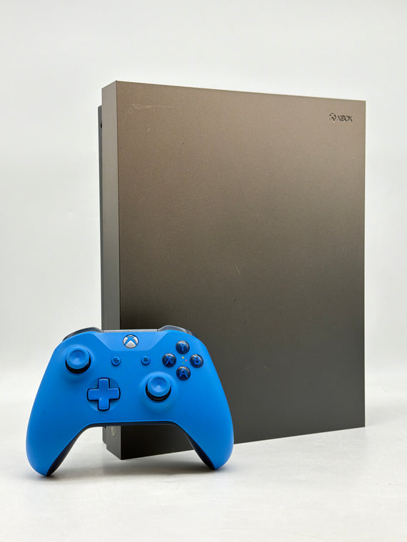Microsoft Xbox One X Gold Rush Limited Edition 1787 1TB Video Game Console
