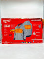 Milwaukee M12 Heated Hoodie Work Jacket Battery Charger Kit 306G-212X 2XL - image 3