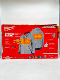 Milwaukee M12 Heated Hoodie Work Jacket Battery Charger Kit 306G-212X 2XL image 3