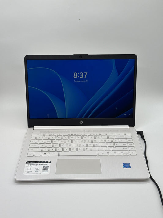 HP 14-dq0032dx 14 inch Intel Celeron 4GB RAM 64GB eMMC Laptop White - Bad Battery