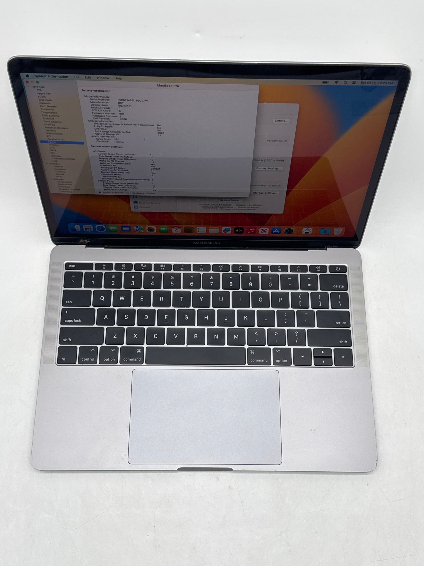 2017 Apple MacBook Pro 13.3" A1708 Core i5 2.3GHz 8GB 128GB SSD - Read!