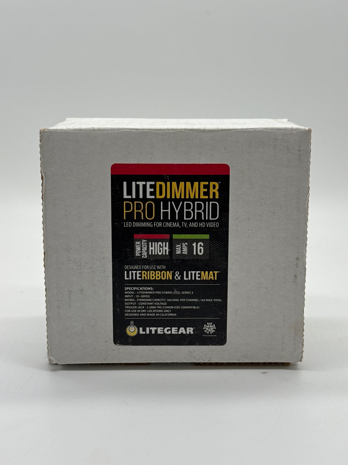 LiteGear Pro Hybrid LiteDimmer 16A – Color Temp & Brightness Control, FX Included - Used