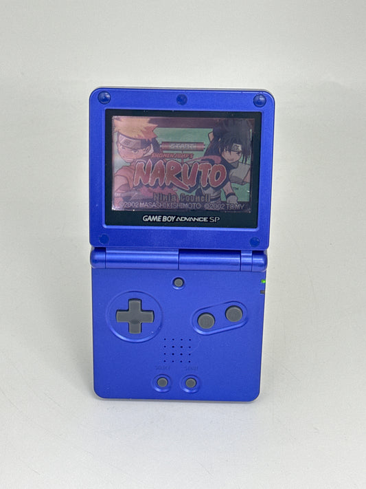 Nintendo Game Boy Advance SP AGS-001 Blue Console #656 w/ Charger