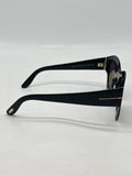 Tom Ford Sunglasses Guilliana TF1083 01A Black Frame Gray Lens 52-22-140 image 5