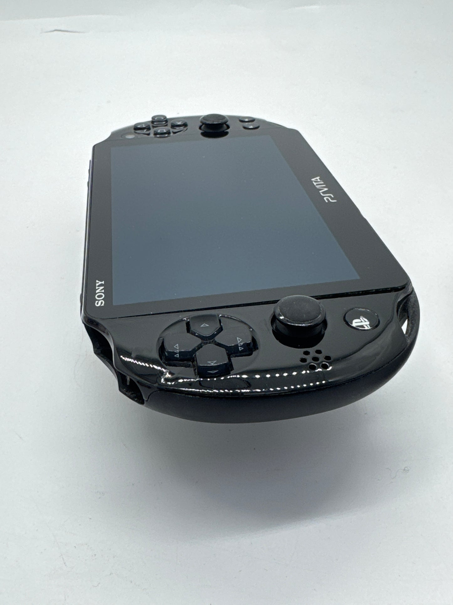 Sony PlayStation Vita PCH-2001 Black Console w/ Charger #87 Missing L & R Buttons AS IS