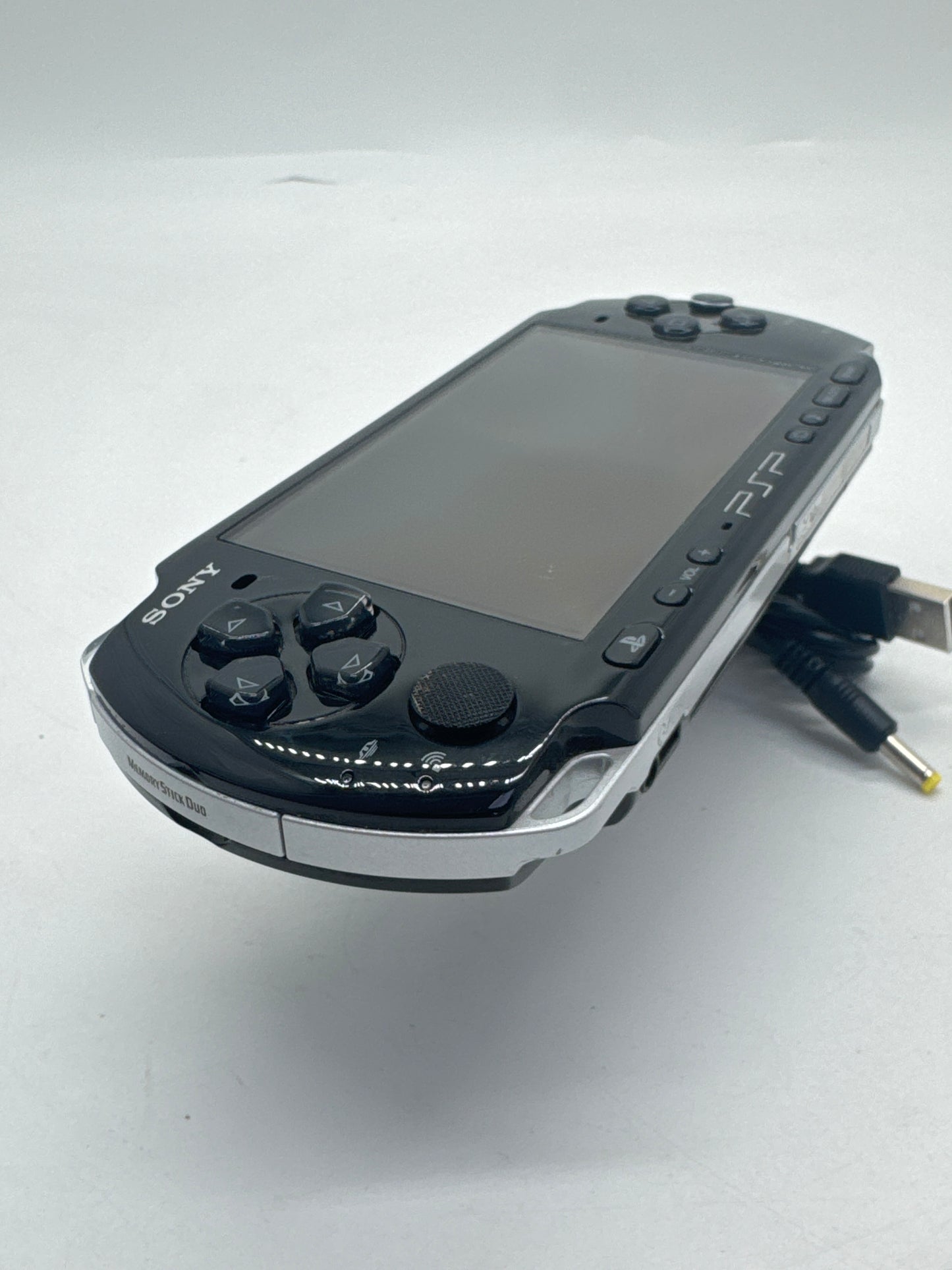 Sony PlayStation Portable PSP-3000 Piano Black Console #361 w/1200mAh Battery